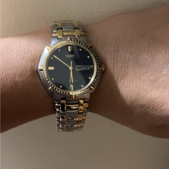 Citizen Eco-Drive Silver and Gold Watch